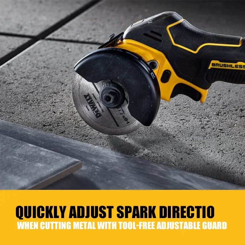 DEWALT DCS438 3in Brushless Cordless Cut-Off Tool Angle Grinder 20V Lithium Power Tools 76MM 20000RPM Bare Tool