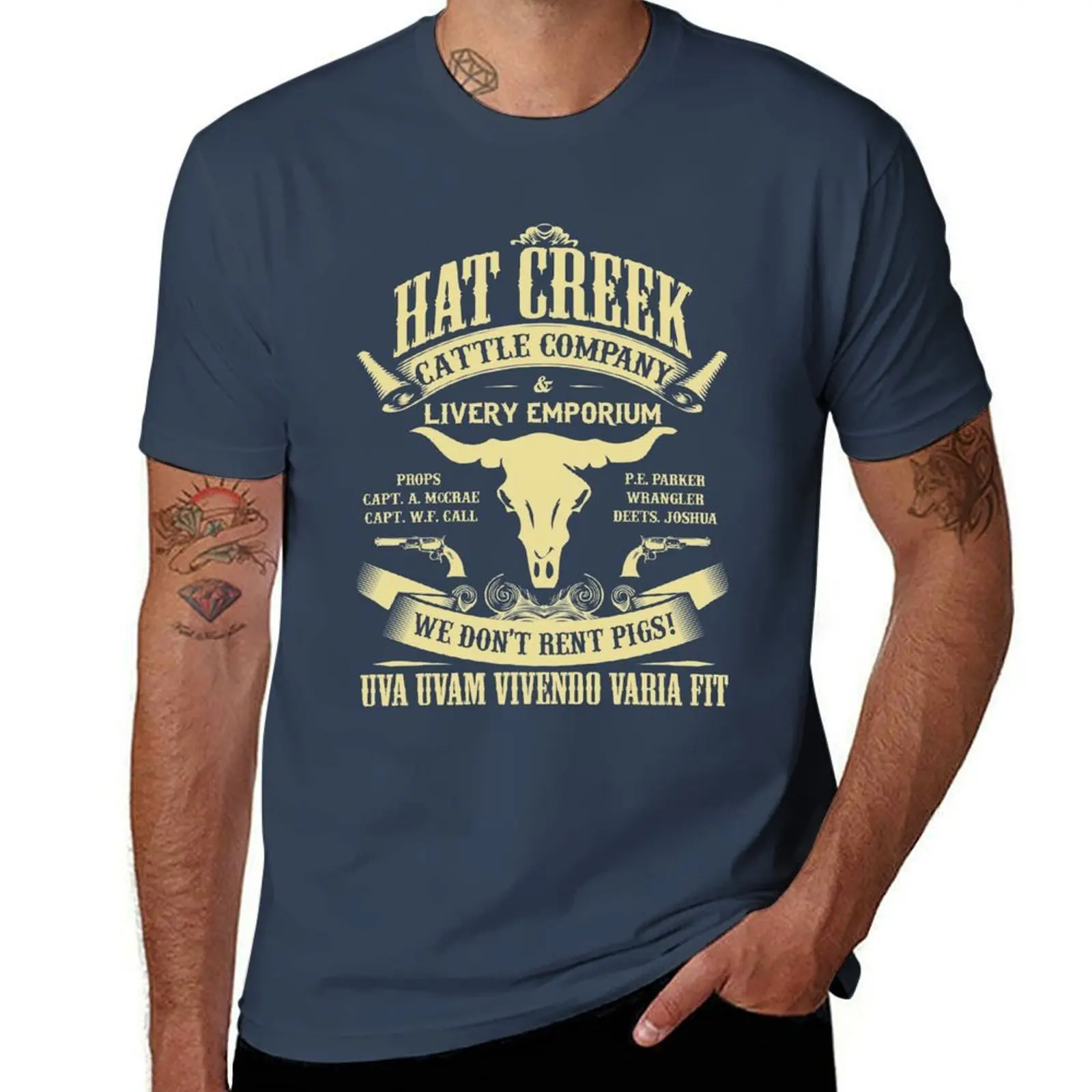 

Lonesome dove - Hat Creek T-Shirt man t shirt luxury man t shirt heavy cotton T-Shirt
