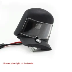 Universal Tail Signal Lamp para Motocicleta, License Plate Lights, Suporte de lâmpadas, Pit Dirt Bike, Scooter Acessórios, ATV, Quad