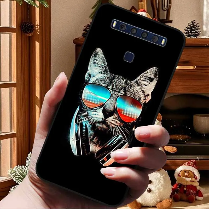 TCL 10L Kılıf için Serin Moda Silikon Yumuşak TPU Telefon Kapakları TCL10 Lite Kılıf 10 Lite Coque TCL10L T770H T770B 4187U Çanta