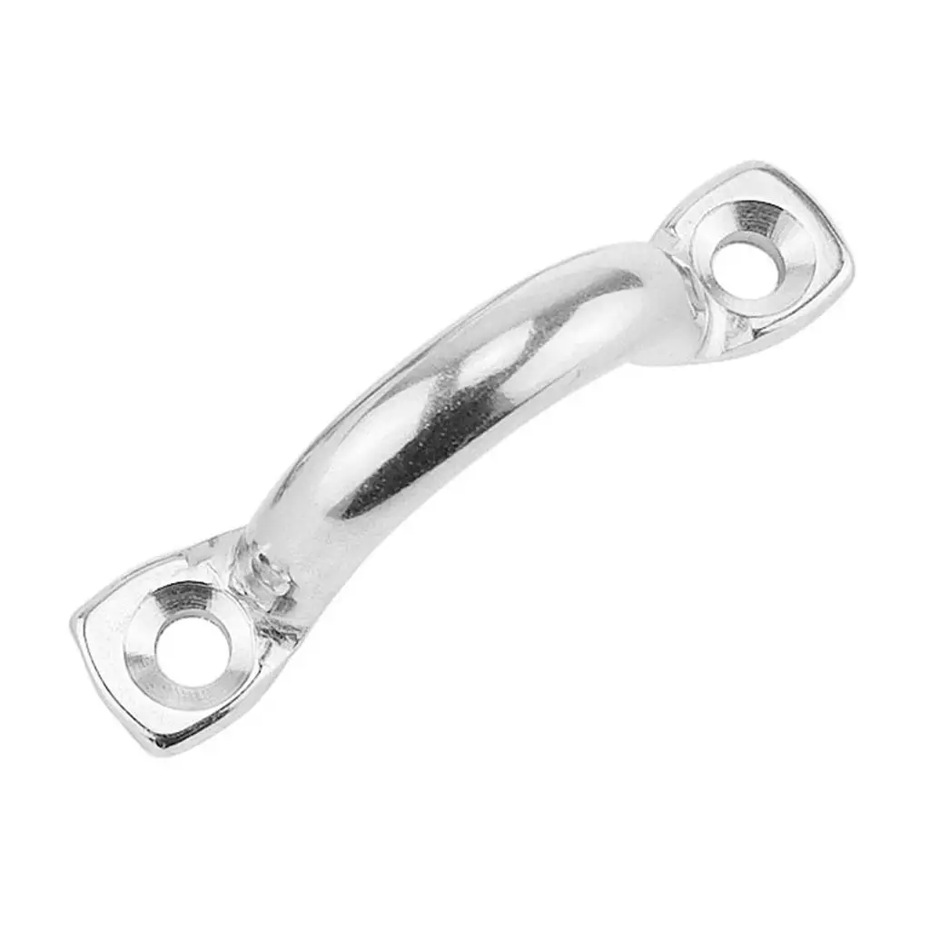 Polished 316 Stainless Steel Loop Tie D Ring Tie Down Anchor Set for Boat Deck Kayak Accessories