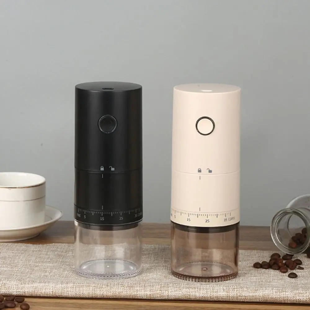 

Automatic Electric Coffee Grinder Ceramic Grinding Core Rechargeable Coffee Bean Grinding Machine 1500mAh Mini Bean Grinder