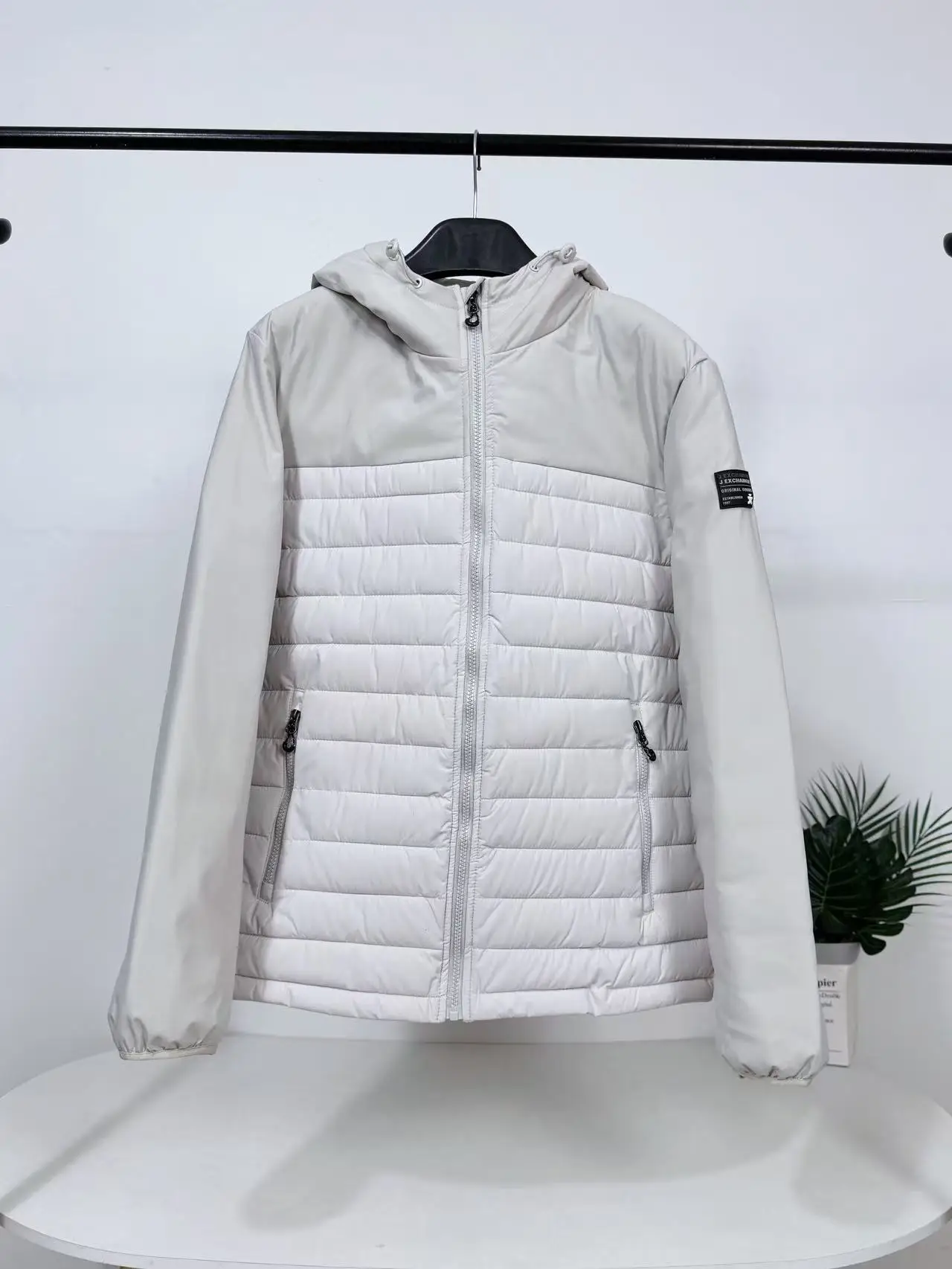 

Faionable Color Blo Thermal Cotton Jaet Hooded Casual ex Winter Coat Women's Sle Men's Sle Long Sve Zipper C...