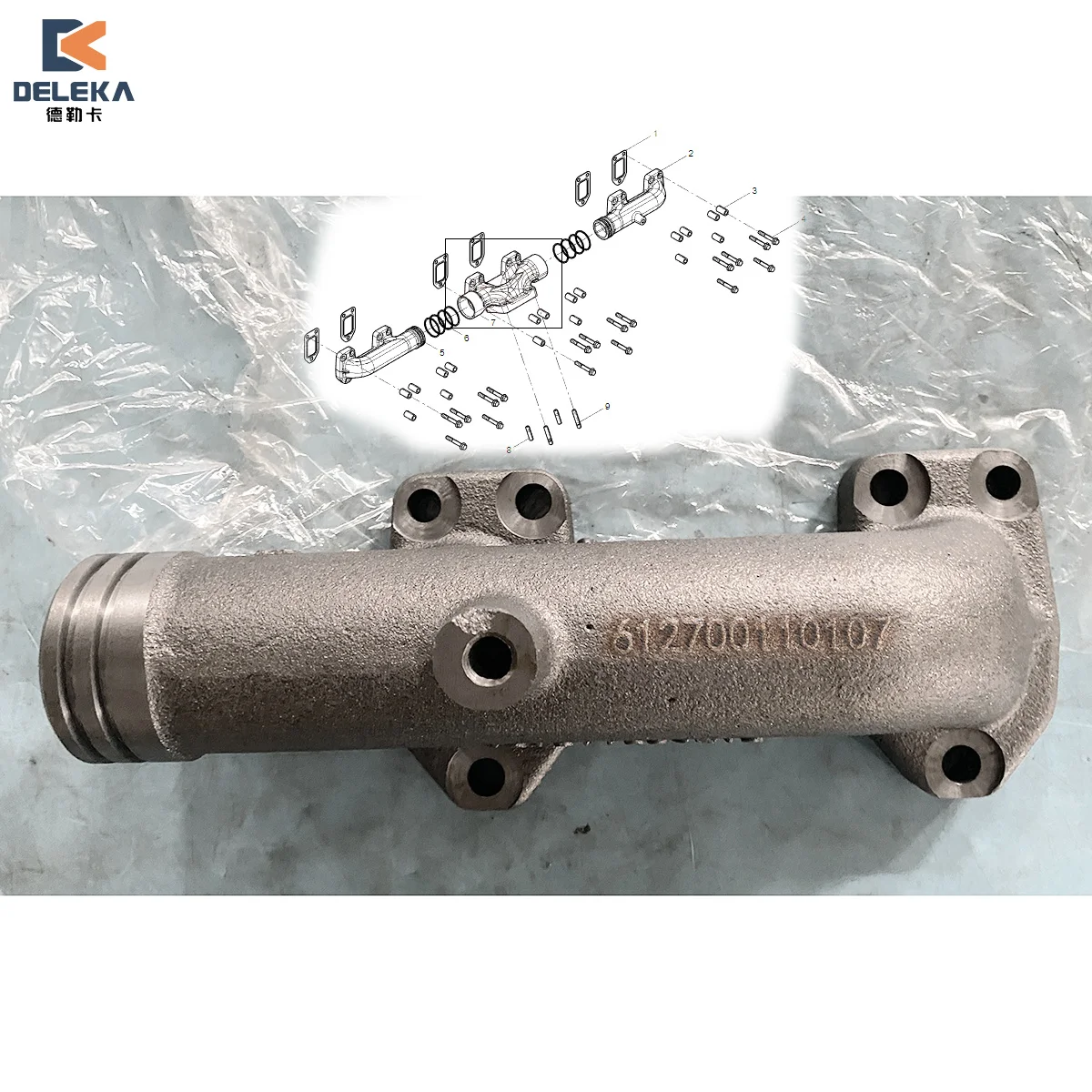 Weichai Engine Exhaust manifold 612700110107