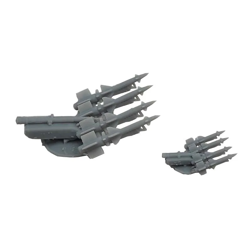 5PCS 1/700 1/350 Scale SA-3 Anti-aircraft Missile Small Military Weapons Uncolored Resin Model for Practicing Painting Coloring