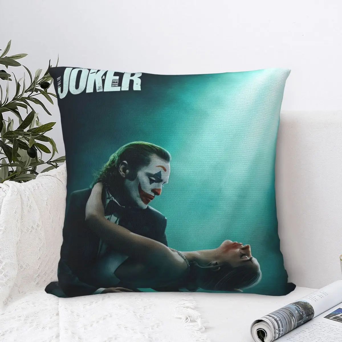 New Style Living Room Jokers: Folie A Deux 2024 MovieDecoration Pillowcase Stuff Pillow Cover Square Multi-Size