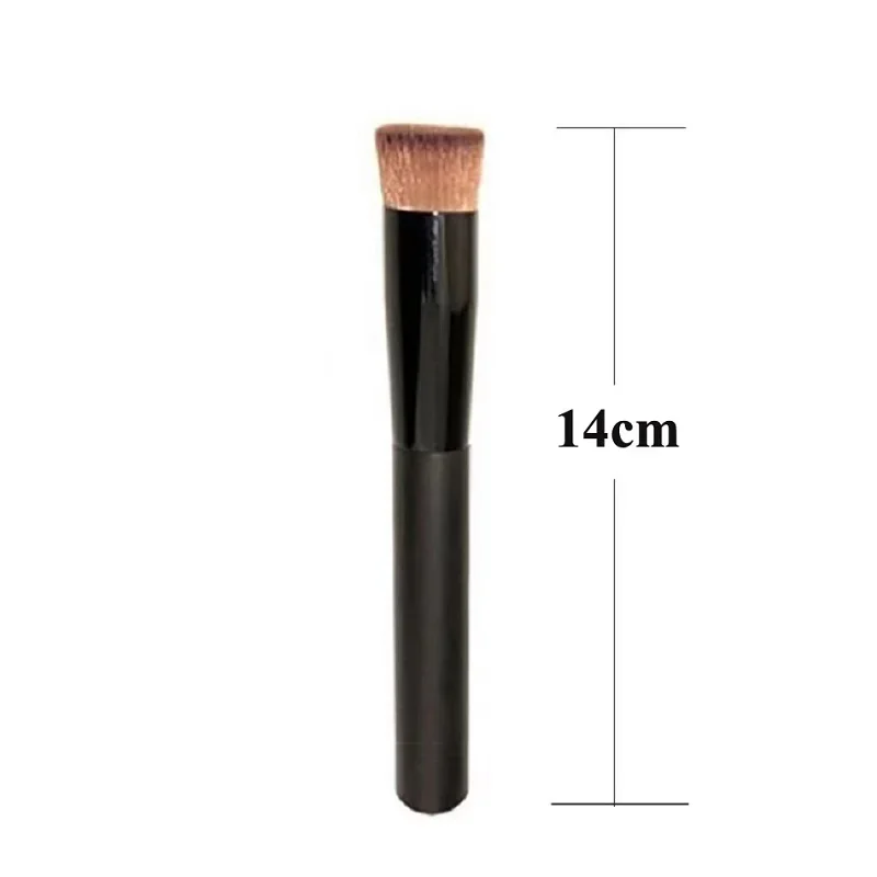 Professional Makeup Brushes Liquid Foundation Powder Blusher Flat Perfecting Face Brush with Hole Women Beauty Cosmetics Tools