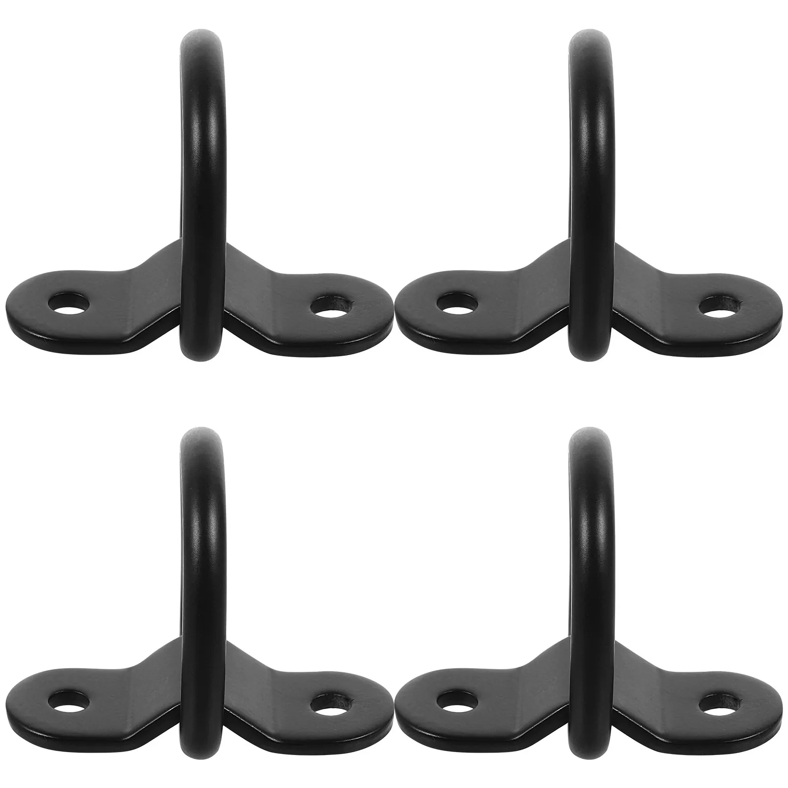 

4Pcs Trailer Anchor Lashing Rings Heavy Duty D Rings Tie Down Metal Tie Down Anchors for Truck Trailer Cargo D Ring