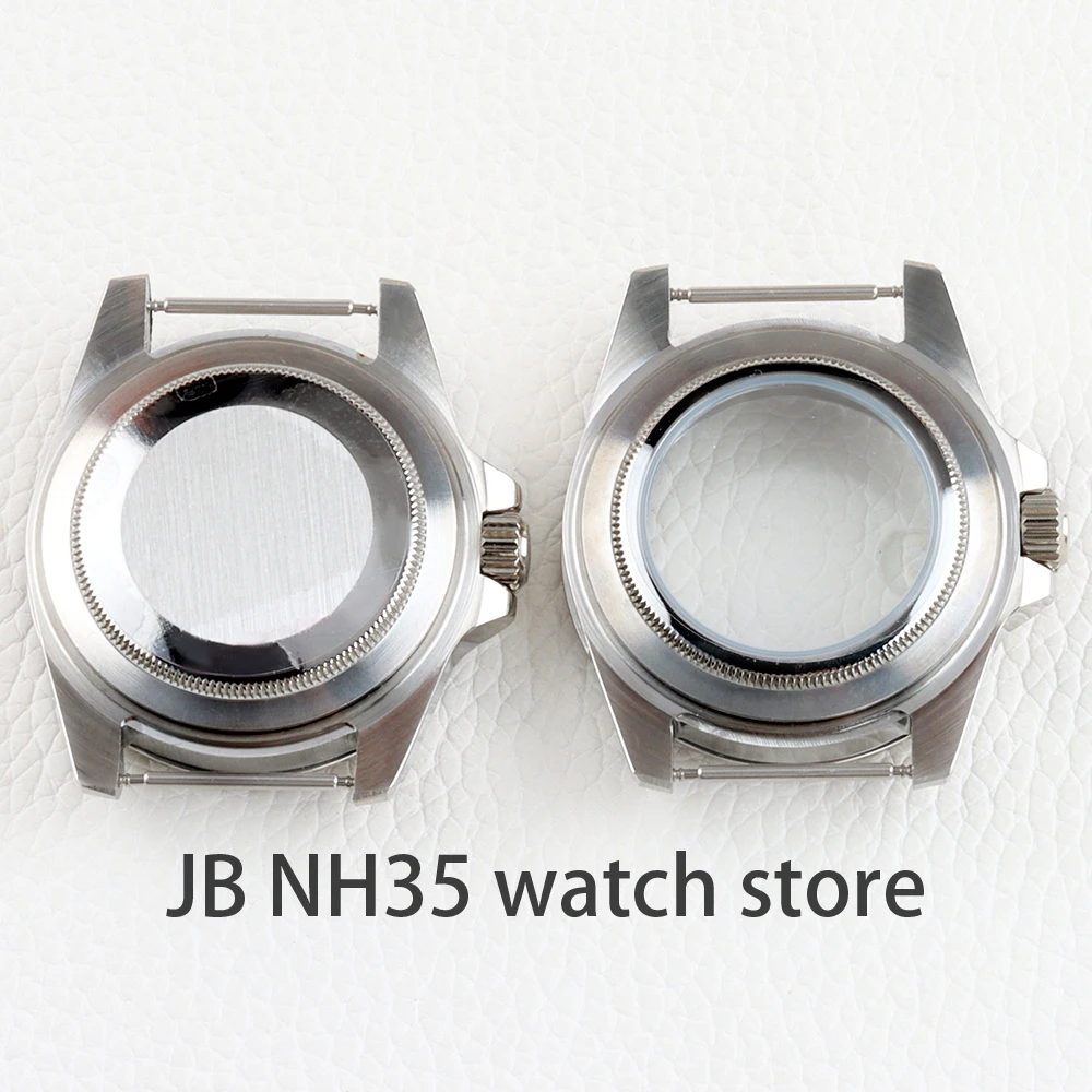 40mm NH35 Case For Explore GMT 24 Hour Bezel Watch Case NH35 NH36 Automatic Movement 28.5mm Dial Stainless steel Sapphire Glass