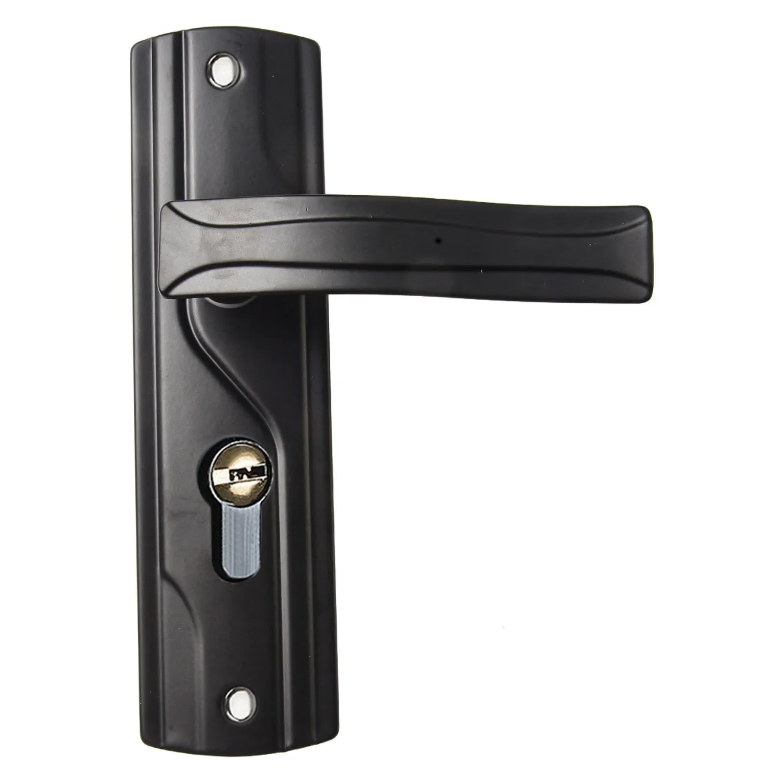 Black Finish Door Handle Lock Silent Bearing Specifications Stylish Black Finish Black Big Knob Big Knob Design