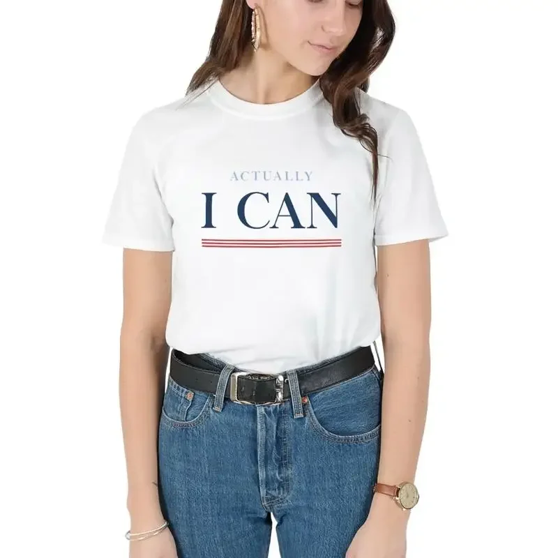 Actually I Can T Shirt Top Fashion Blogger Blog Feminist Girl Power