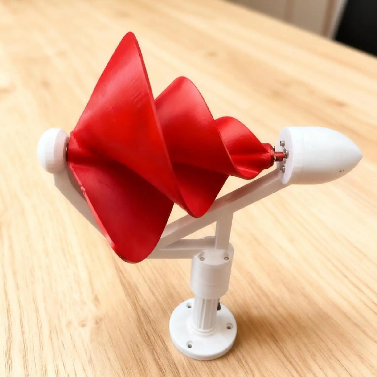 Efficient Plastic Vertical Wind Turbine Generator 50W Three Phase Spiral Mini Wind Power for Residential Use