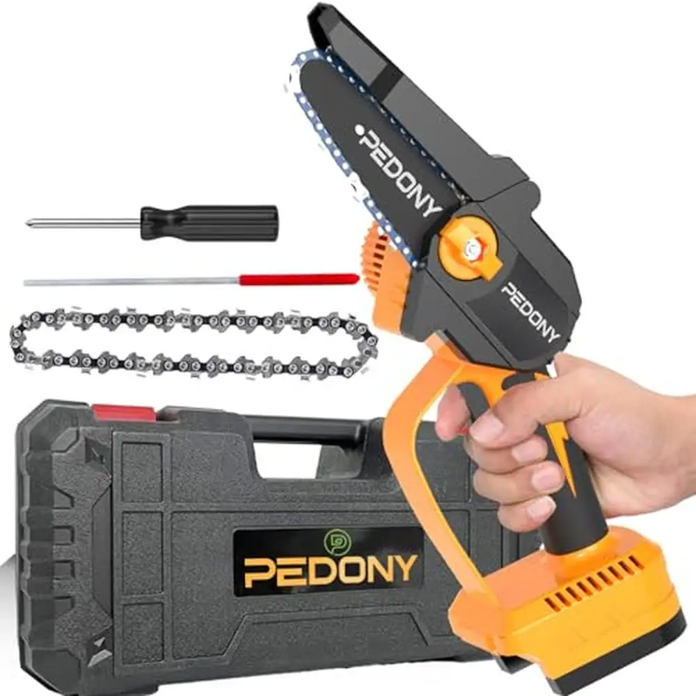 

Портативная электрическая Беспроводная бесщеточная моторная мощная 4-дюймовая цепная пила, ножницы для обрезки деревьев, Безопасный инструмент для резки