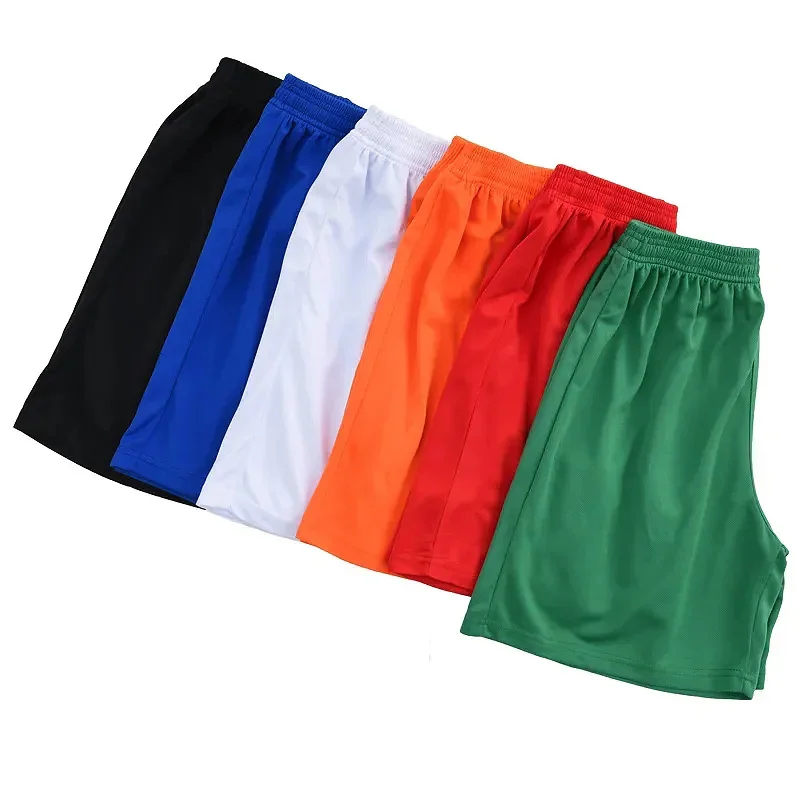 Men Shorts Sport Football Training Casual Shorts Child Kits Soccer Uniform Running Breathable Quarter Pants Loose Beach Short