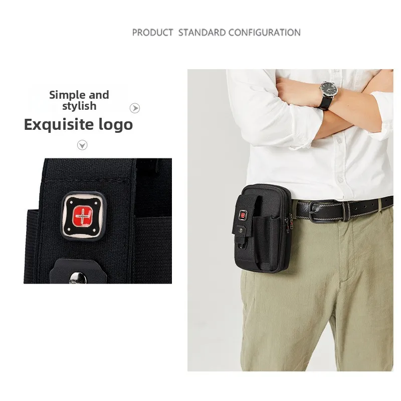 Swiss Crossbody Mobile Phone Bag - Outdoor - usage example
