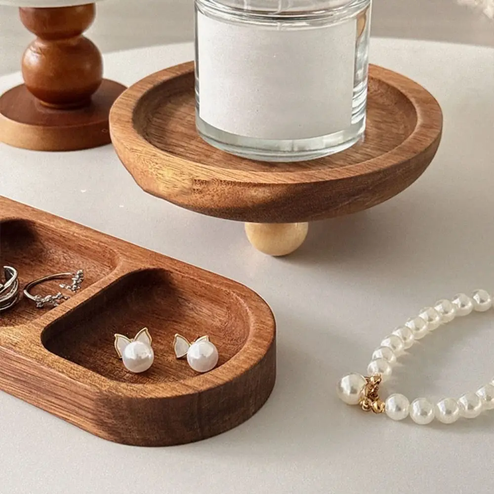

Simple Bracelet Wooden Jewelry Tray Rings Necklace Jewelry Display Rack Earrings Organizer Jewelry Display Stand Women