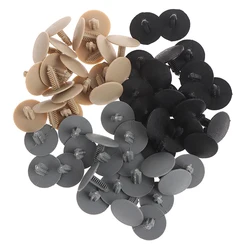 20Pcs/Set Auto Roof Liner Fastener Retainer Rivet Trim Car Ceiling Cover Snaps Universal Brand New Gray/Black/Beige