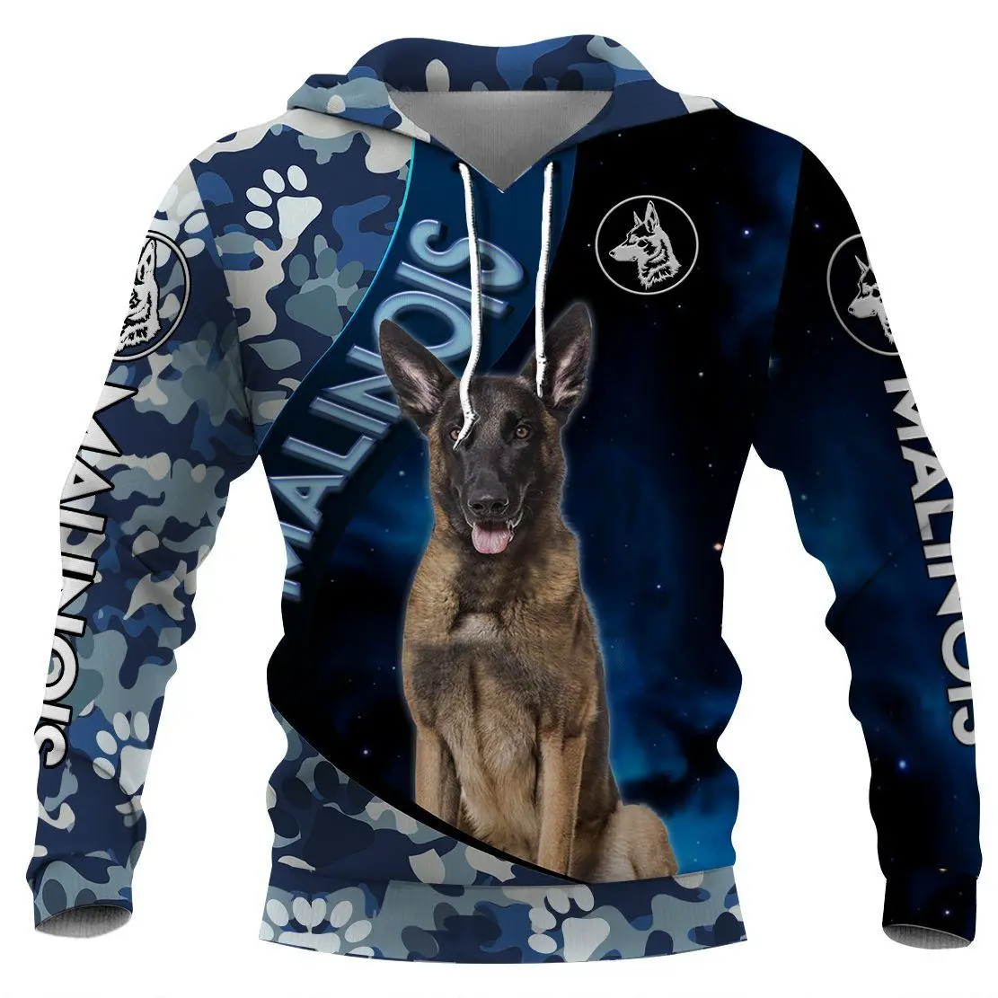 Cane Corso/Pug/American Bulldog 3D seluruh cetak hoodie wanita untuk pria pullover Jalan Tracksuit cinta hadiah anjing