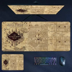 Mouse Pad College Map Office Computer Desk Mat Mouse Mats Gamer Keyboard Mat Stitched Edge Mousepad Cabinet Pc Gaming Accessoy