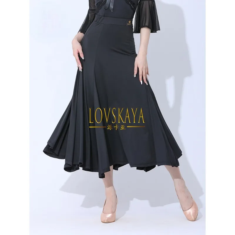 New national standard modern dance dress half body skirt waltz competition dance dress long skirt