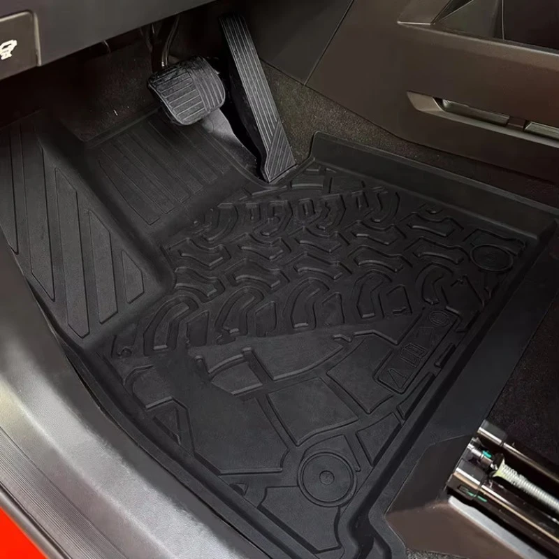 Single Layer Car Floor Mat Universal Fit Waterproof Durable Non Slip Rubber for Sedan SUV Truck Retrofit/Upgrade Easy Clean