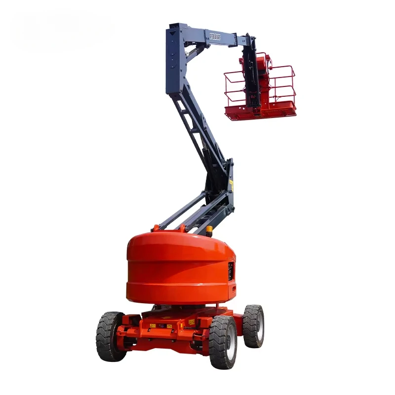 16M/230kg Hydraulic Electric Boom Lift Mobile Articulated Human Work Platform Bending Self-propelled Boom Lift