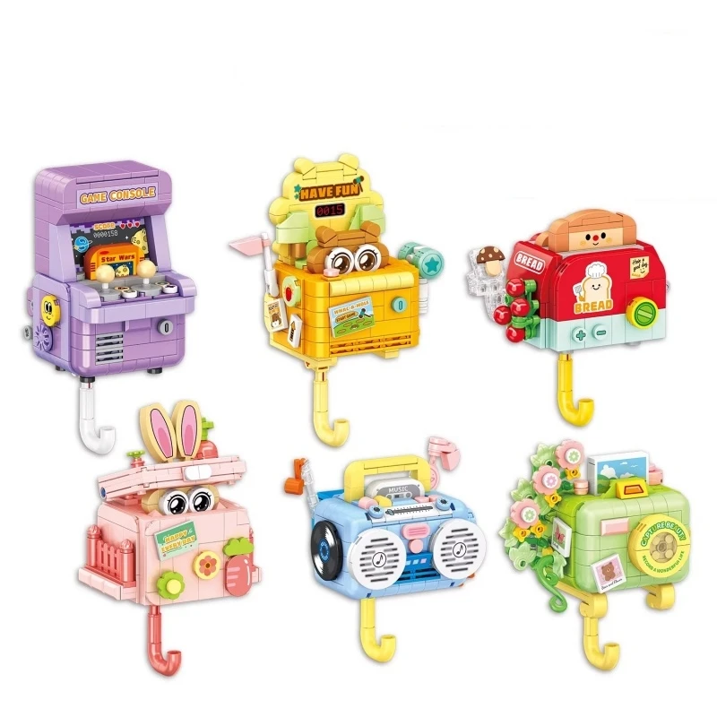 

Настенные крючки, строительные блоки, магниты на холодильник, декоративные сборные модели игрушек, детские подарки на день рождения.