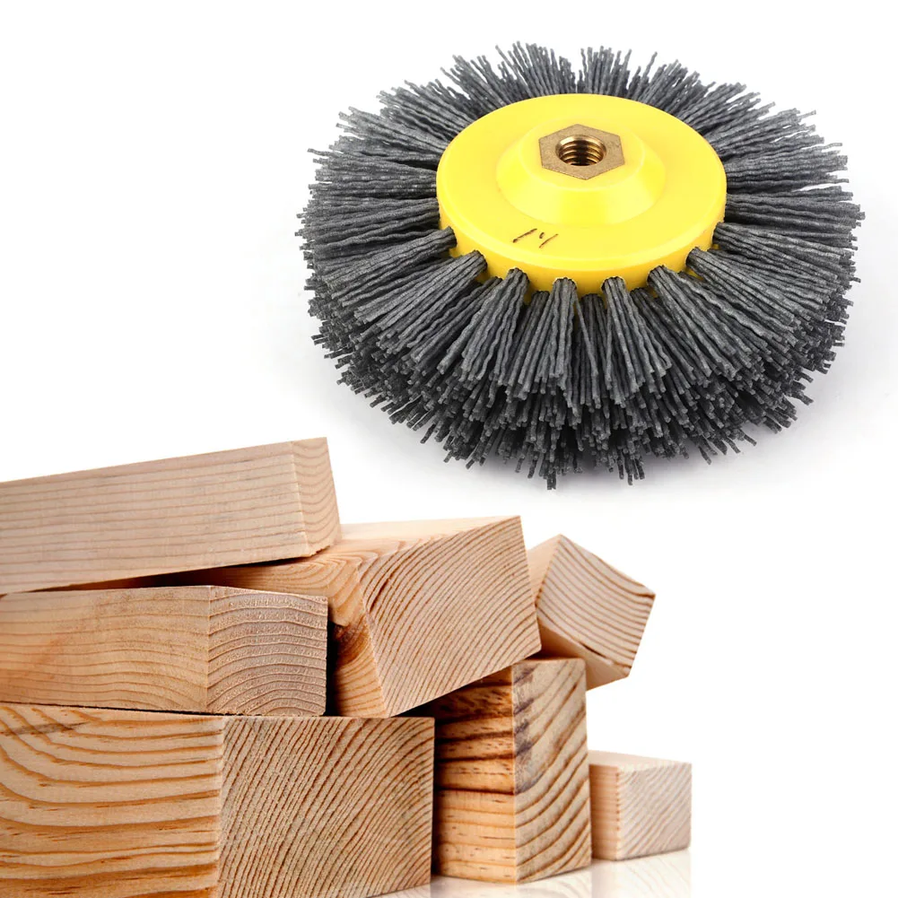 Stainless Steel Wire Wheel Brush 150mm*M14(120#) for Bench Grinder Polishing Abrasive Tool Metal Derusting Polished Head Brush