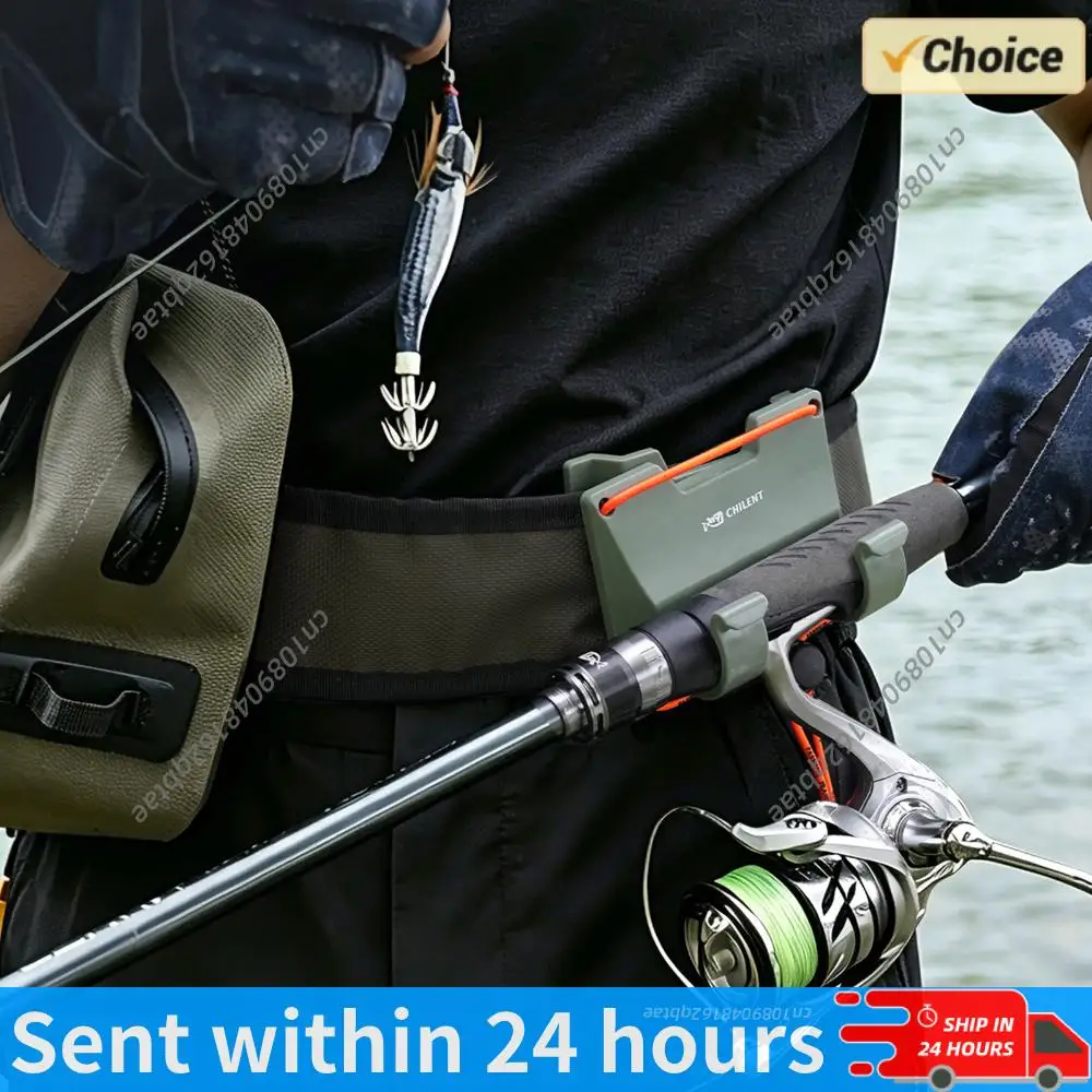 suporte-portatil-para-vara-de-pesca-com-rotacao-360°-°-suporte-de-cinto-rotativo-para-vara-de-pesca-com-clipe-e-sistema-de-trava-deslizante-maos-livres-para-pesca-com-isca-artificial