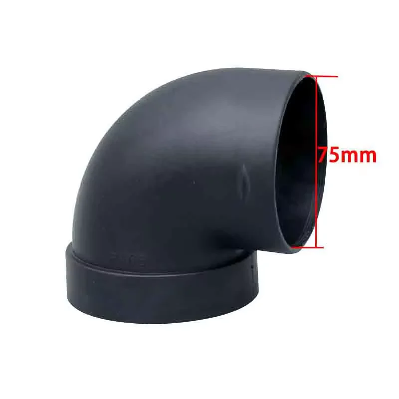 42mm/60mm/75mm Air Vent Ducting T Y L Piece Elbow Pipe Outlet Exhaust Joiner Connector For Diesel Parking Heater image 3