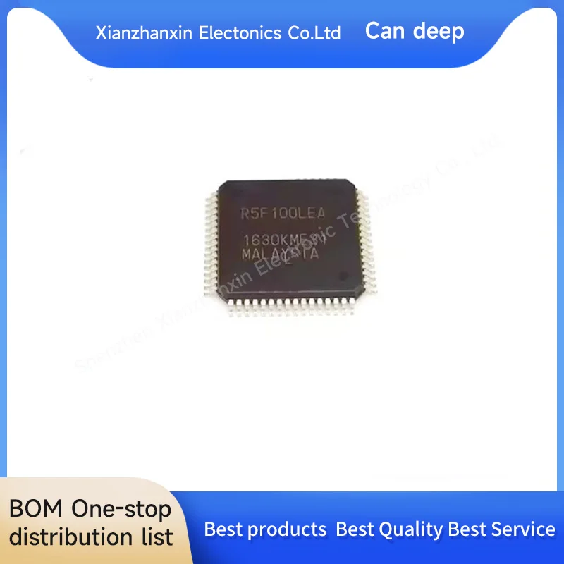 1pcs/lot R5F100LEAFA R5F100LEA LQFP-64 Microcontroller chip
