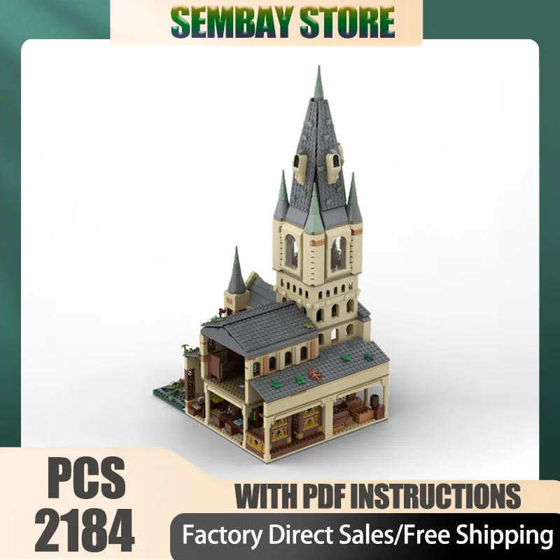 Popular Movie Model Moc Building Bricks Modular Side Entrance Version 2 Technology Blocks Christmas DIY Toy Construction Gifts