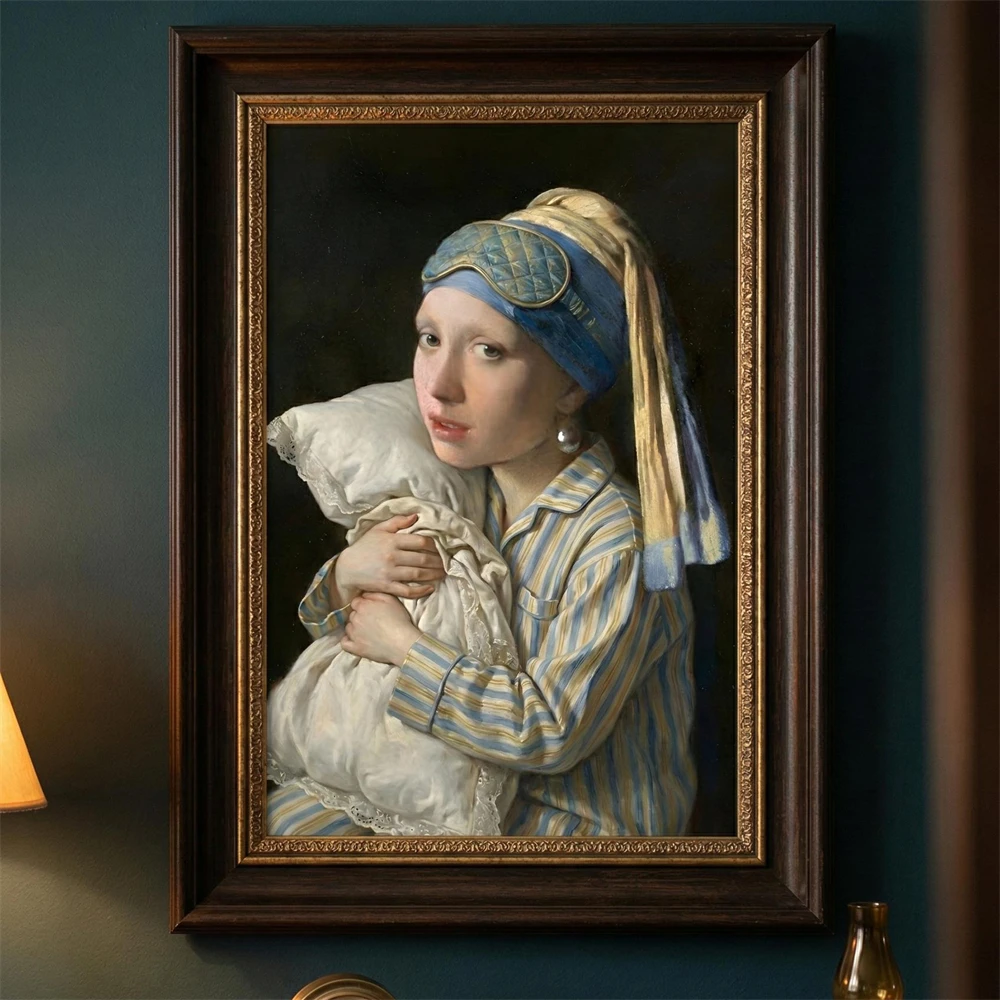 Mona Lisa Funny Poster Classical Art Print Toilet Wall Decor Venus Art Bathroom Wall Decor Renaissance Home Wall Canvas Painting
