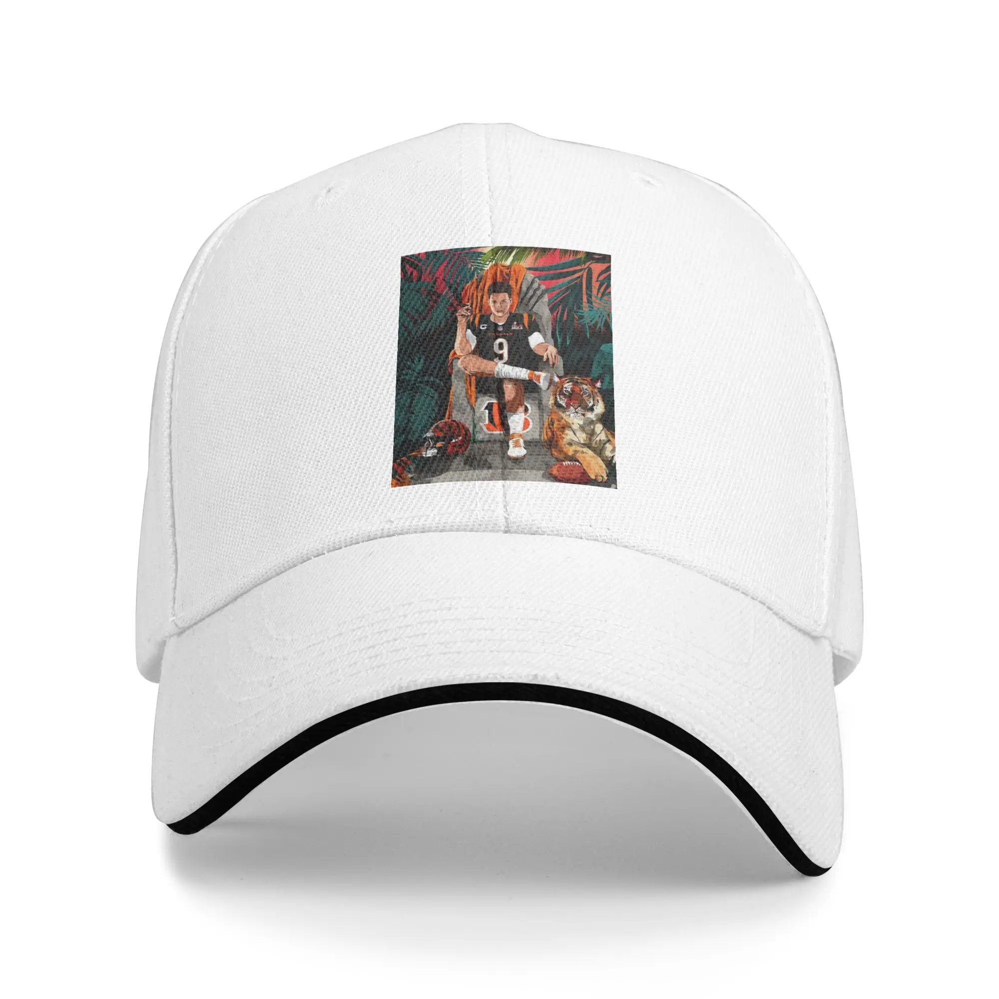 Joe Burrow Bengals 1 Cap Fashion Baseball Caps Adjustable Hat Hip Hop Summer Unisex Baseball Hats Customizable Polychromatic