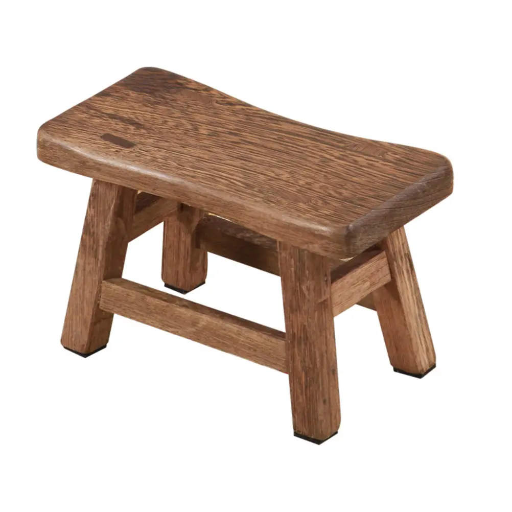 Деревянный низкий табурет 21 см