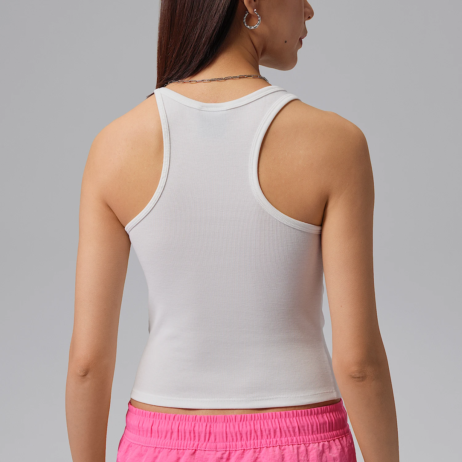 Nike genuine JORDAN women's tight fitting T-shirt sports printed knit vest IH3832-100