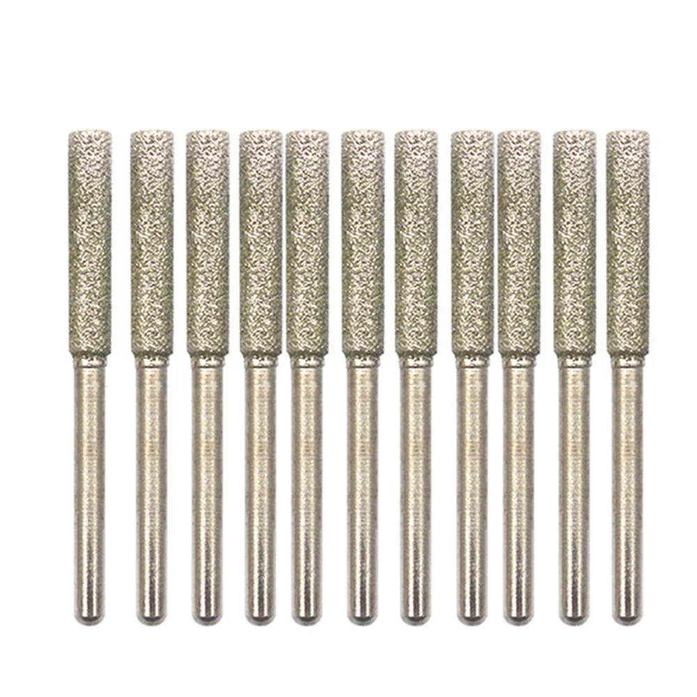 10pcs Chain Grinder Head Electric Chain Grinder Electric Saw Chain Tooth Grinder Chains Saw Sharpening Set Sanding Head Set