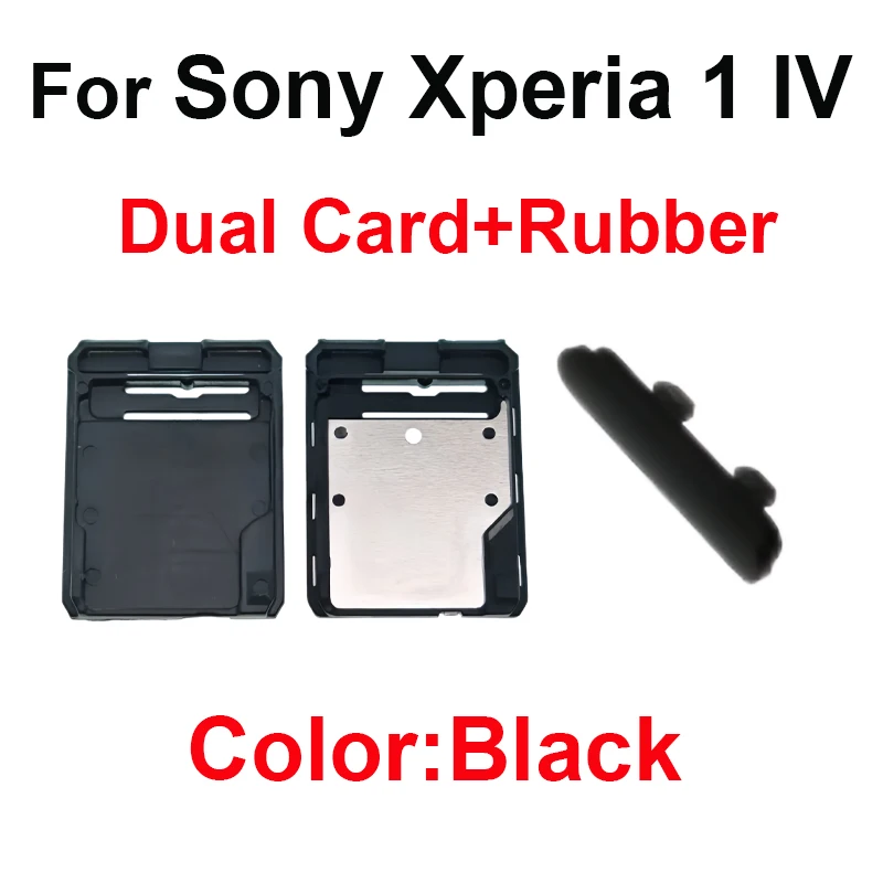Sim Card Tray Slot For Sony Xperia 1 lV SIM Card Adapter Card Socket Reader Holder Slot Cellphone Connector Replacement Parts