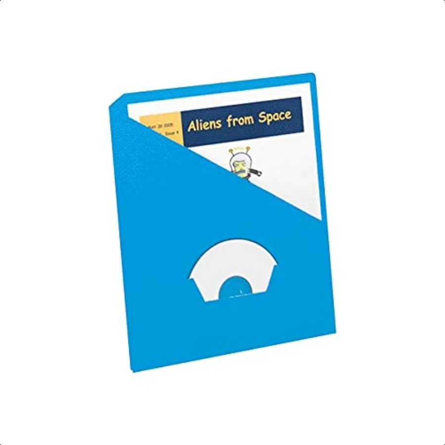 PFX32902 entrées Slash Pocket Project Dossiers 3 trous Lettre Bleu Pack de 25