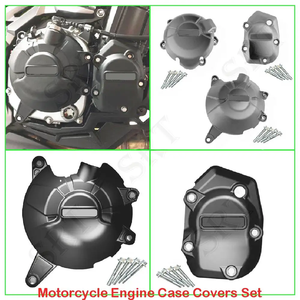 

Fit For Kawasaki Z900 SE ABS Motorcycle Accessories Engine Protection Cover Set Stator Case Guard Kit ZR900 Z900 2017-2023