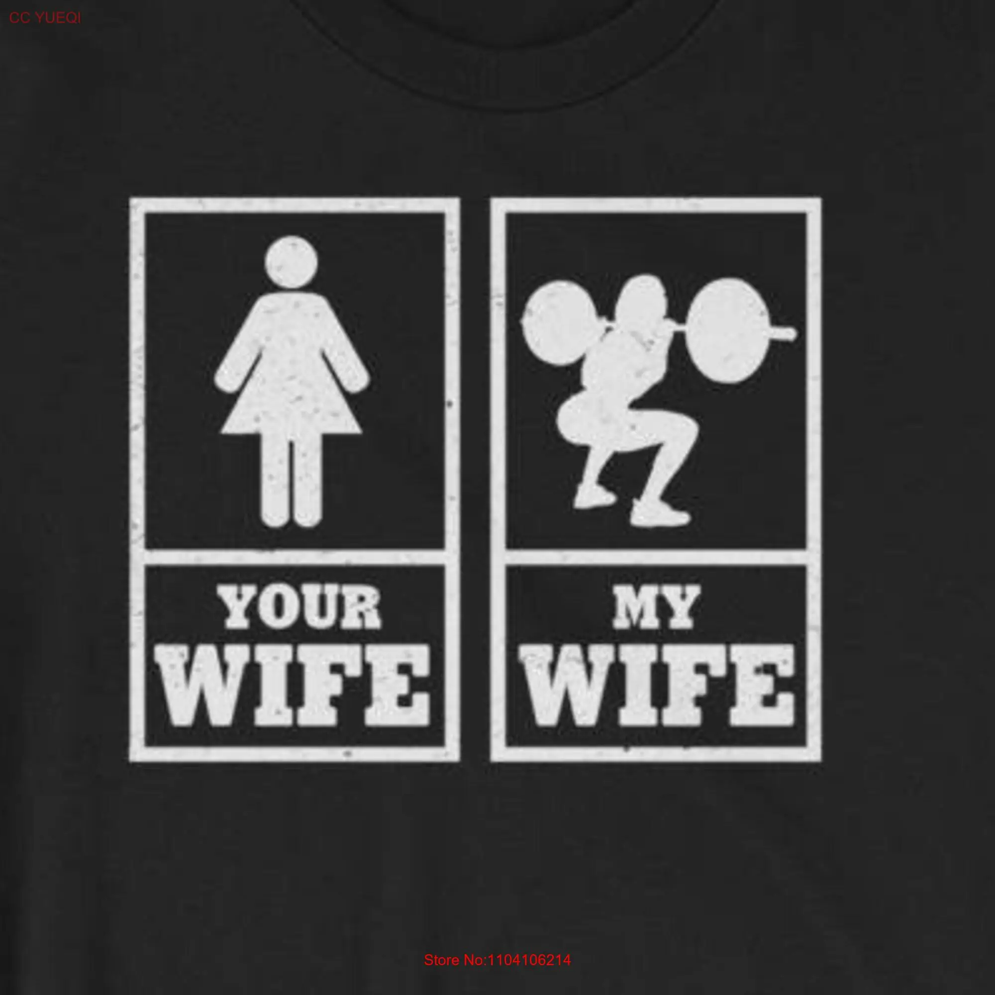 Your Wife My DeadlifT T Shirt Husband Funny Fitness WorkouT Anniversary Love long or short sleeves