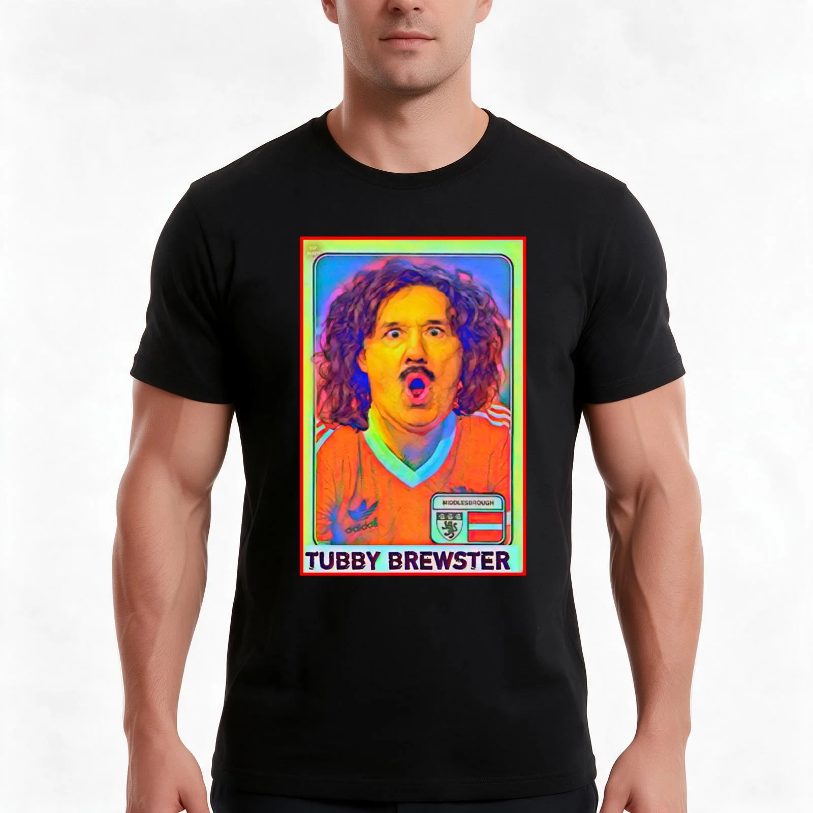 Tubby Brewster Signs For Boro T-Shirt, Summer Casual Cotton Tee, Oversized Streetwear Tops, Vintage Graphic Print, 100% Cotton