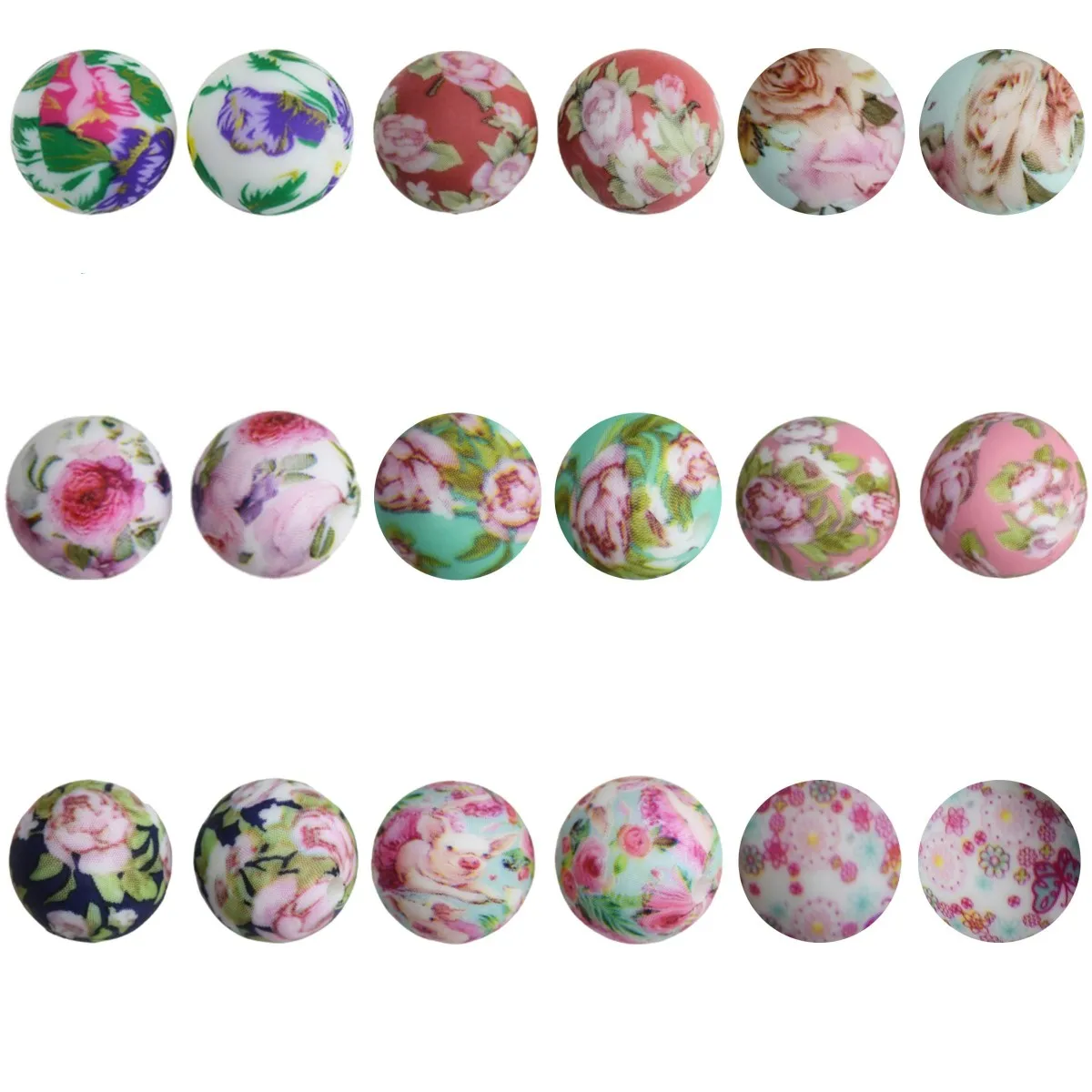 10Pcs15mm New Flower Silicone Beads Small Daisy Pattern Food Grade Silicone Beads DIY Making Bracelet Keychain Accessories