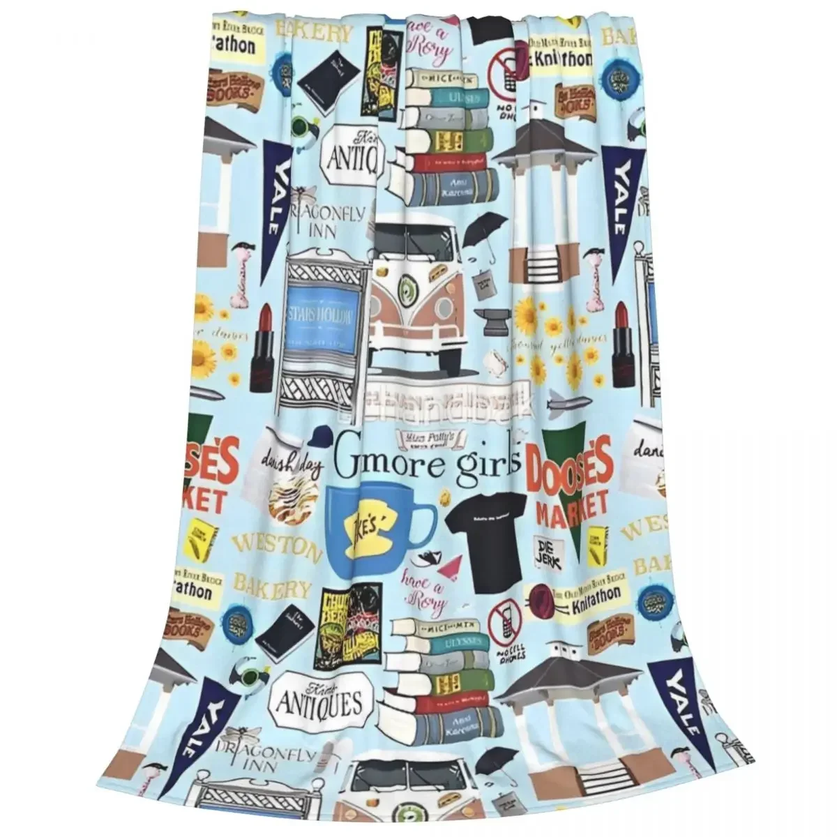 Mantas Gilmore Girls I Drink Coffee Like Gilmore Girl, mantas peludas para TV, decoración de viaje en avión, colcha suave y cálida