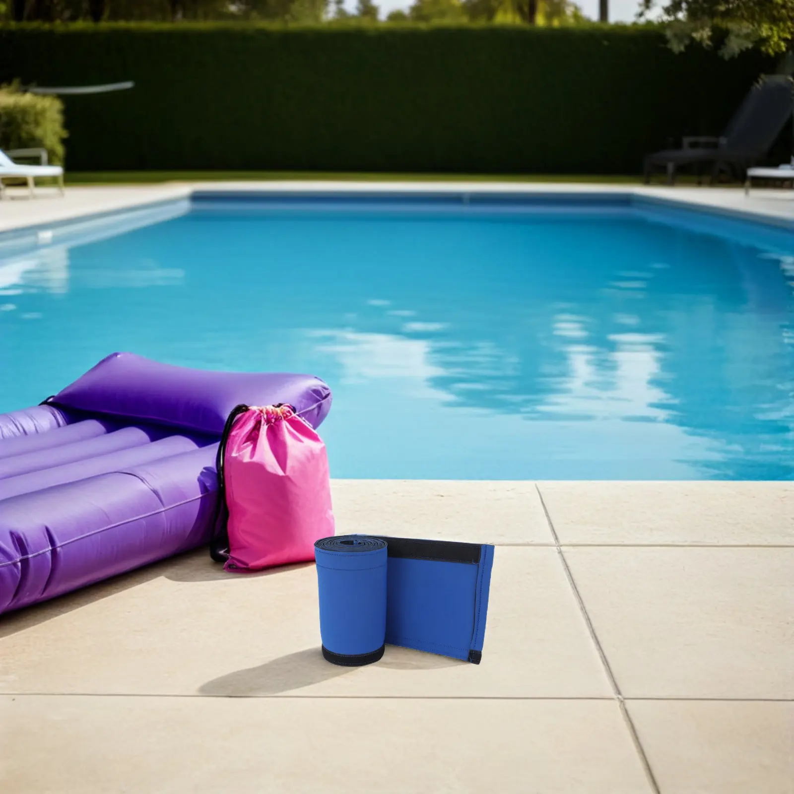 

Pool Ladder Cover with Reinforced PVC Material Uv Resistant Waterproof for Inground Above Ground Swimming Pool