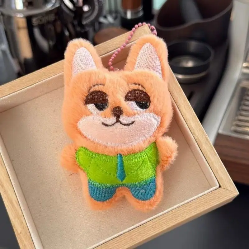 ديزني Zootopia البضائع ليتل فوكس نيك أنيمي الكرتون ألعاب من نسيج مخملي قلادة الإبداعية شخصية المفاتيح دمية هدية بالجملة #6