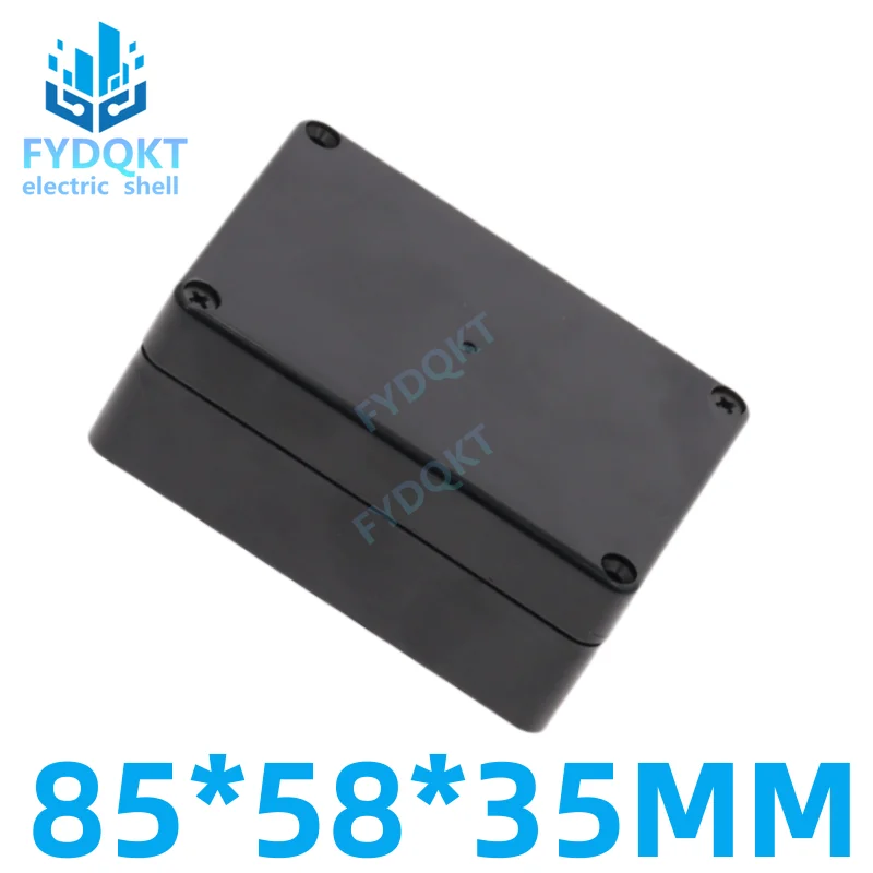 1pcs 85x58x35mm ABS Plastic housing Security power supply housing Electronic instrument housing Outdoor wiring waterproof box