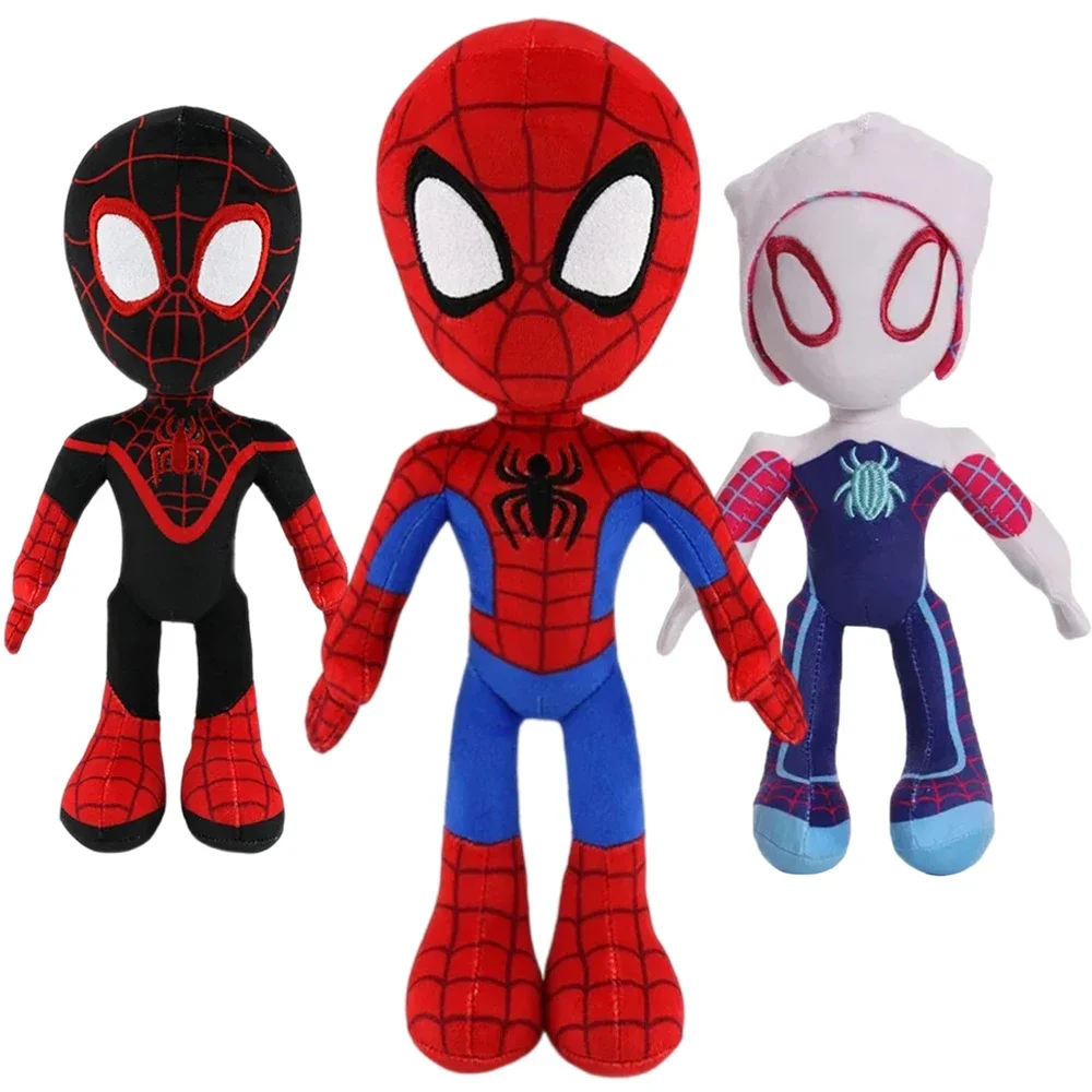 

30 см плюшевая игрушка Marvel «Человек-паук» из фильма Мстители, анимированный персонаж мультфильма, экологически чистая полипропиленовая хлопковая мягкая кавайная милая плюшевая кукла