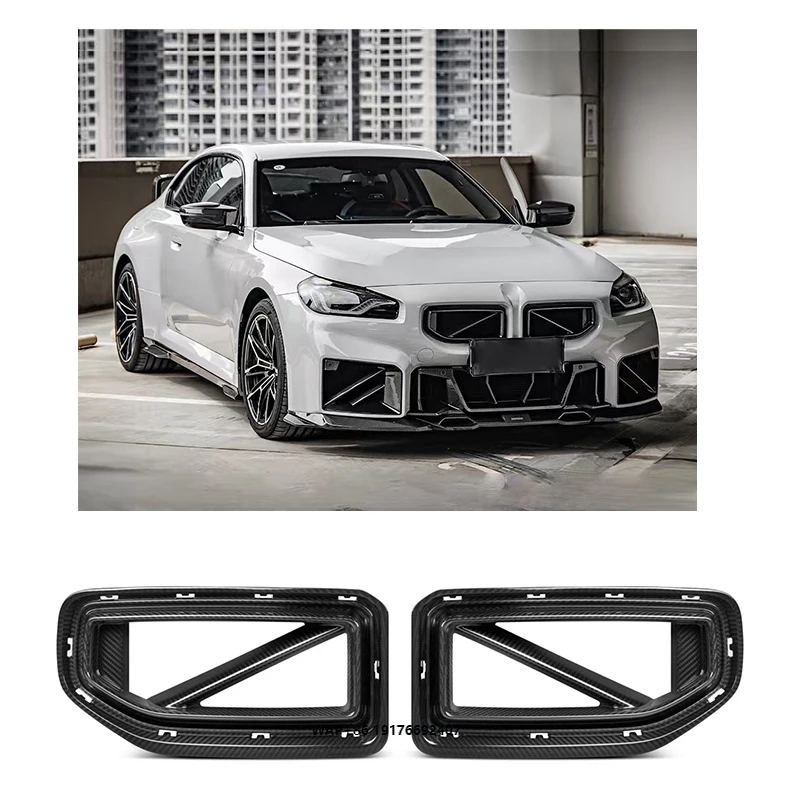 

High Quality Dry Carbon Fiber Front Grilles for M2 G87 Front Bumper Air Intake Grille Perfect Fitment