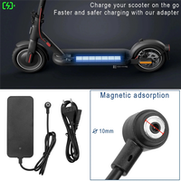 ABXY 42V 2A Scooter Charger Battery Charger Adapters For Xiaomi 4/ Electric Scooter 4Pro Electric Scooter Replacement EU Plug
